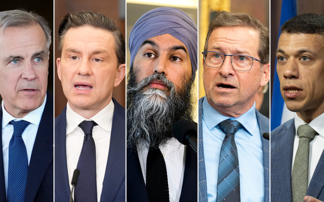 Carney, Poilievre align on pipelines as Trump and trade loom over French debate